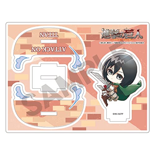 Amazon.co.jp: 進撃の巨人 ミカサ ぴょんキャラ スイングアクリル